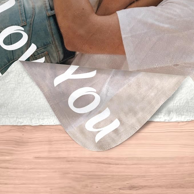 Custom Blankets with Photo, Personalized Blanket Using My Own Photo, Customized Blankets with Picture, Personalized Gifts for Women Men Baby Child