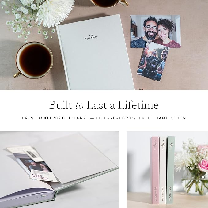 Anniversary Journal: Our Love Story – Memory-Focused Valentine’s Day Gift for Couples to Capture the Evolution of Your Love Story, Wedding Memory Book, Couples Journal, & Anniversary Scrapbook - Wedding Registry Gift & Paper