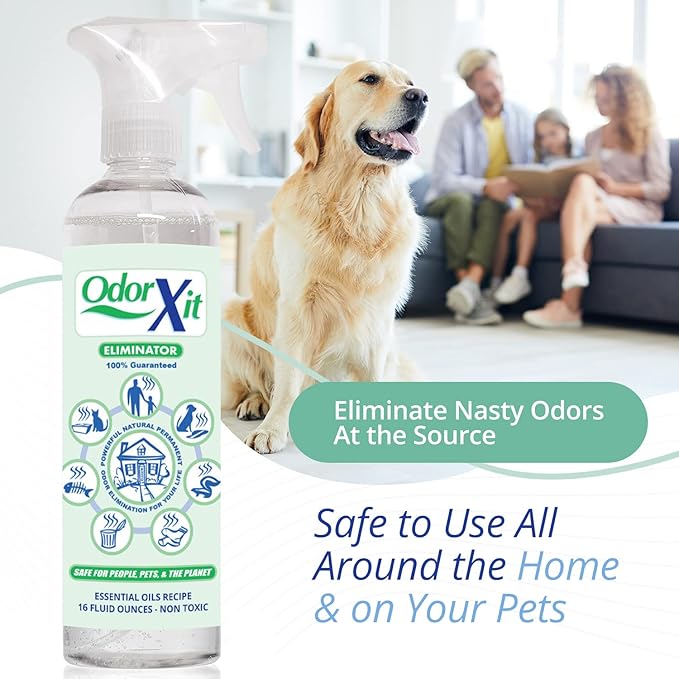 Pet Urine Odor Eliminator Spray, Ideal for Cat, Dog Poo and Urine Smell, Versatile & Natural Odor Neutralizer for Home and Outdoor Use, Ready to Use, 16oz