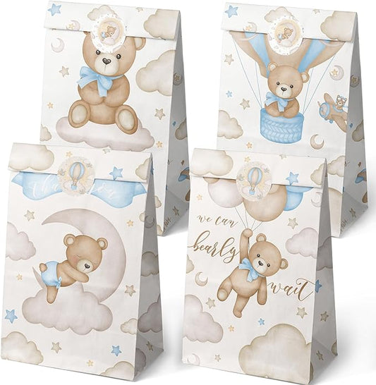 Teddy Bear Party Favors - Brown Bear Balloons & Decorations for Baby Showers