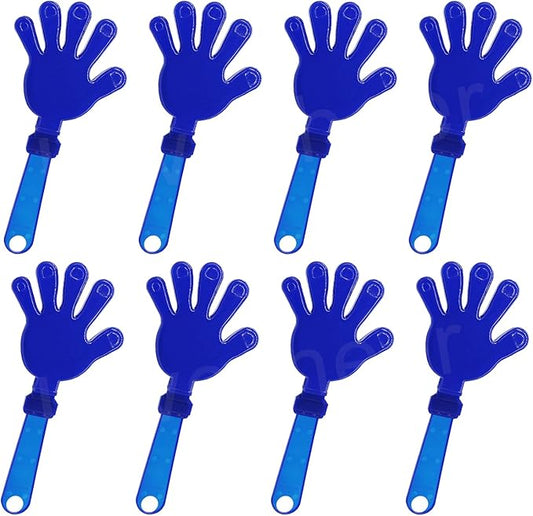 Lovecheer 8PCS Big Hand Clappers Party Noisemakers 11 inch Clapps Sporting Events Cheers for Football Basketball Birthday Gift New Year Christmas Make Noise