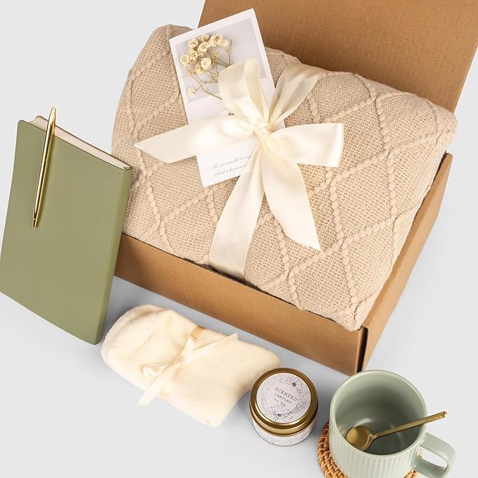 Birthday Gift for Women Friendship, Gifts for Women Birthday Unique Self Care, Gifts Basket for Best Friend, Sister, Mom, Teen Girls, Wife, Girlfriend, Coworker