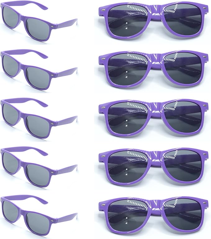 600pc Personalized Wedding Sunglasses Bulk for Guests Party Favors,Custom Personalized Logo Sunglasses Womens Men,Wedding Bridesmaid Sunglasses Gifts,Bachelor Party Favors Set （Purple）
