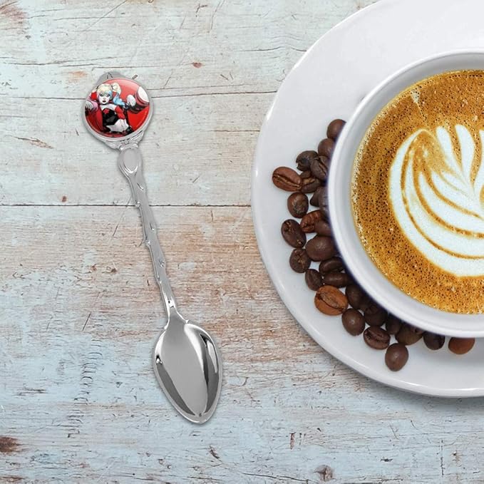 Harley Quinn Character Novelty Collectible Demitasse Tea Coffee Spoon