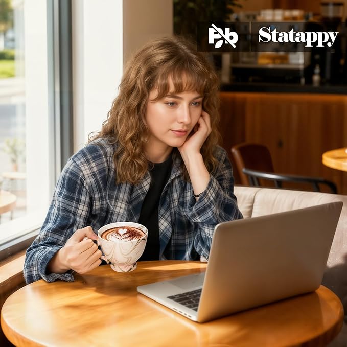 16 Oz Marble Ceramic Coffee Mug, Hand-Painted Artisan Tea Cup, Large Capacity Drinkware for Latte/Cappuccino,Home Kitchen/Office Must-Have, Ideal Gift for Coffee Enthusiasts & Art Aficionados