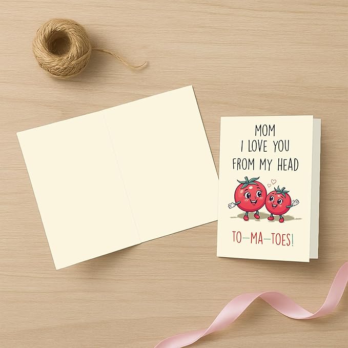 Funny Valentines Day Card for Mom – Happy Bday Card from Daughter or Son – Hilarious Gift for Mother, Grandma, Stepmom, or Bonus Mom - CHEERIN
