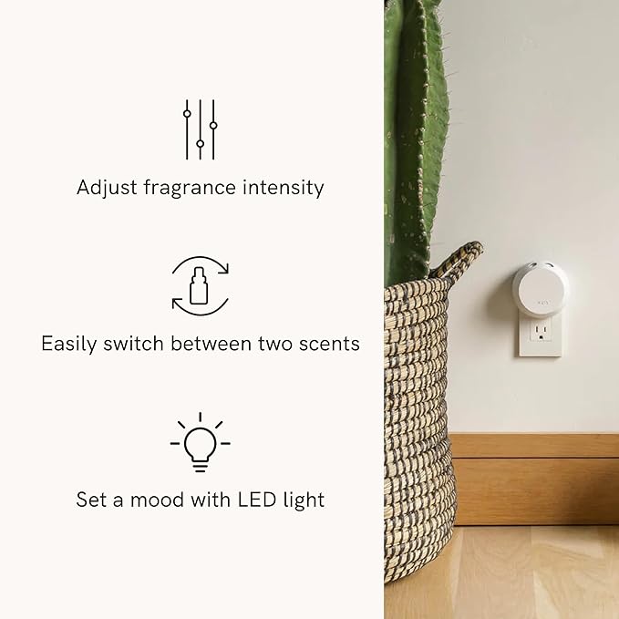 Pura - Smart Home Fragrance Device Starter Set - Pura 4 - Scent Diffuser for Home - Includes Fragrance Aroma Diffuser - Square Box, Lavender Fields and Yuzu Citron Scent Refills