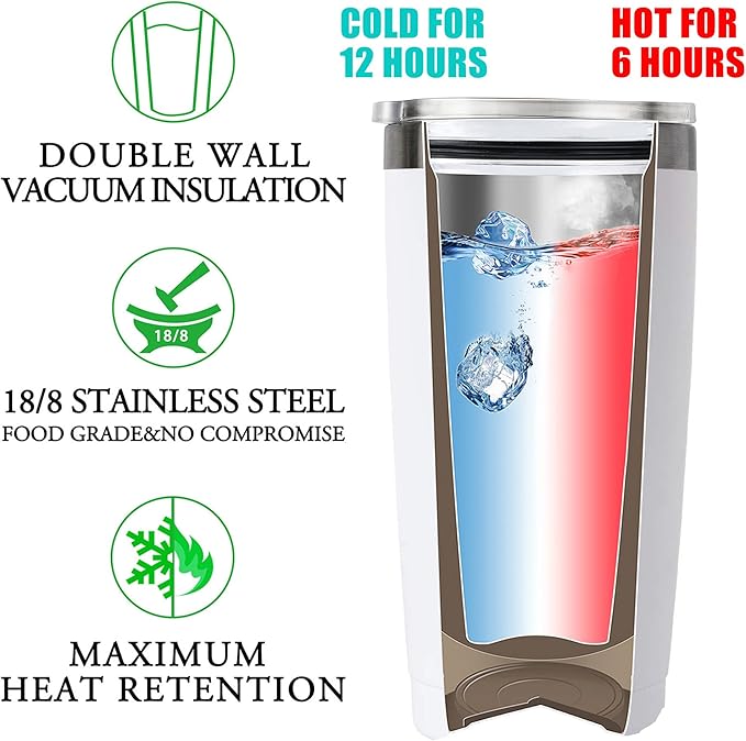 MASGALACC Llama Gifts for Women 20oz Coffee Tumbler Drink Cup - Very Funny Tumbler with lid and Straw - White Elephant Gifts Lama Cup Christmas Gift for Mom Sister Friend