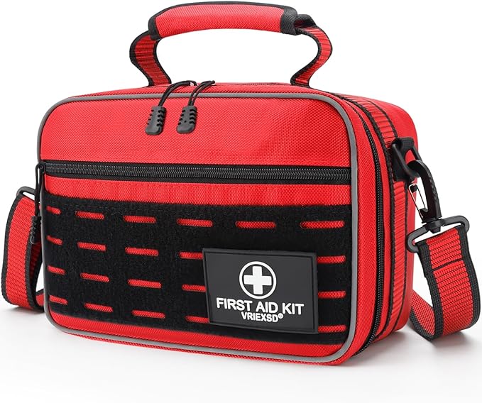 Premium 450 Piece Large First Aid Kit for Home, Travel, Camping, Car, Hiking & Outdoor Emergencies - Emergency Medical Kits, Home & Businesses Medical Supplies