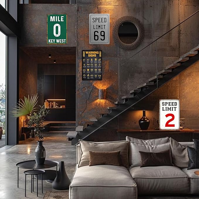Garage Signs Mechanic Accessories Car Metal Tin Sign Funny Mechanic Shop Decor Dad'S Shop Sign Metal Car Wall Art Automotive Decor Vintage Barn Sign 8x12 Inch
