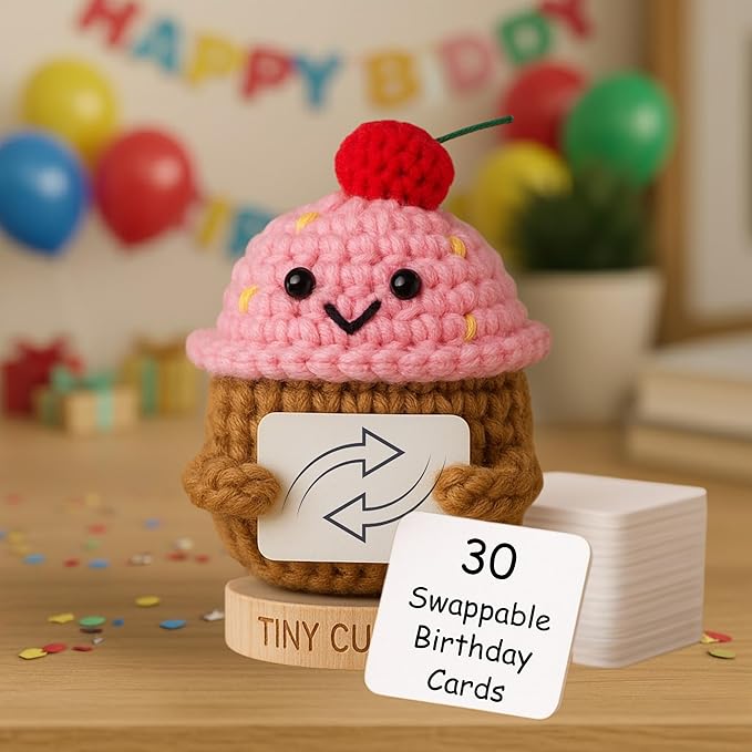 30 Sweet Birthday Wishes by The Tiny Cupcake - Happy Birthday Gift for Women, Men, Best Friend, Coworkers, Sister, Girlfriend, Wife, Daughter, Teens for 16th, 21st, 25 Year Old, 30th, 40th Birthdays