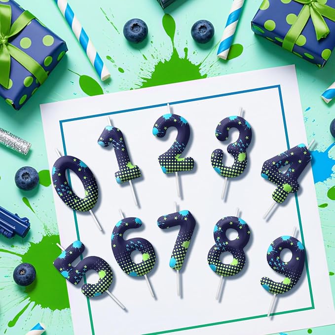 Video Game Number 70 Birthday Candles, Game Themed Cake Topper for Boys Girls, Cake Decorations for Birthdays, Gaming Theme Party Supplies, Candles for Party Decorations
