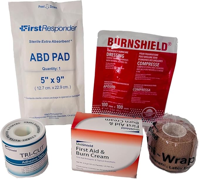 Restaurant Metal First Aid Cabinet, Wall Mountable (Class A with Tablets, Refills | Without Cabinet)