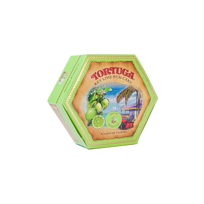 TORTUGA “Taste of Florida” Key Lime Rum Cake – 16oz The Perfect Premium Gourmet Gift