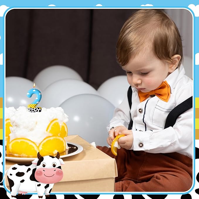 Toy Inspire Game Story Birthday Candles for Kids -Toy Themed Cake Topper Decorations,Party Supplies for Children's Birthday Celebrations(Number 2)