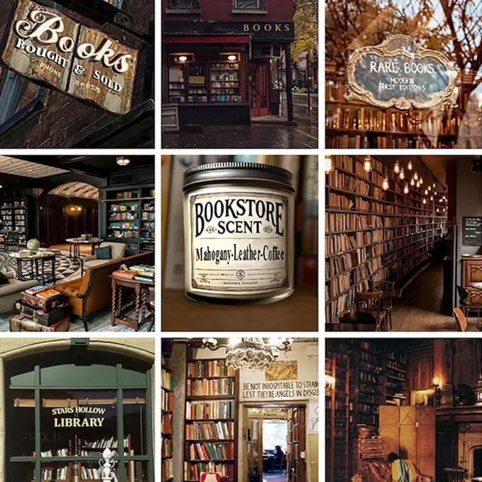Book Lover Candle, Inspired Gift Ideas for Readers, Birthday, Book Themed Reading Gifts for Women, Bookworm, Librarian, Men