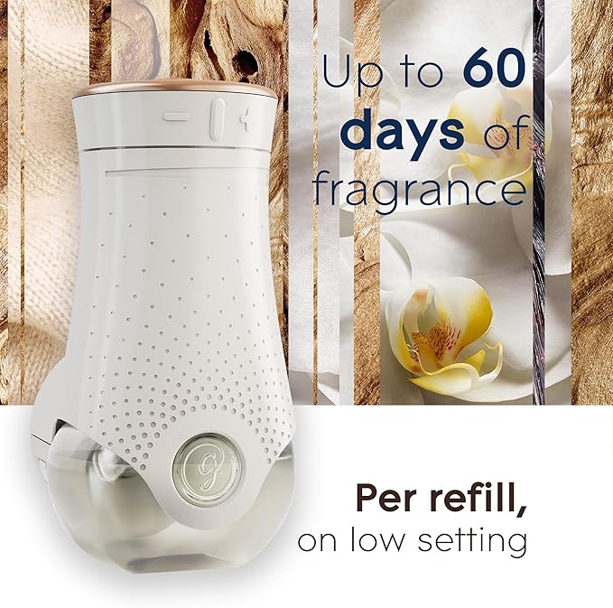 Glade PlugIns Refills Air Freshener, Sheer Vanilla Embrace, Scented and Essential Oils for Home and Bathroom, 0.67 Fl Oz, 10 Count