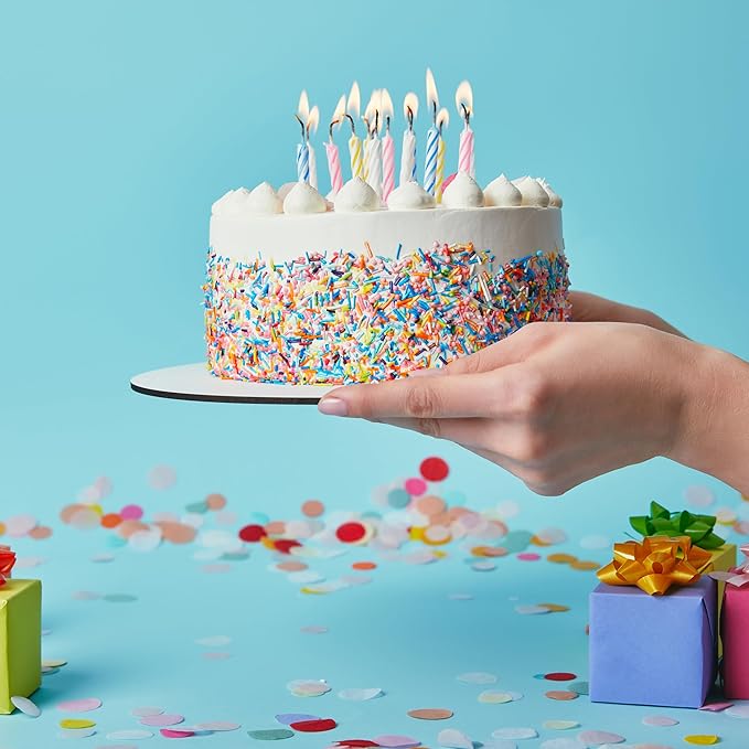 144 Spiral Birthday Candles for Cake & Cupcakes - Multi-Color Party Candles Set