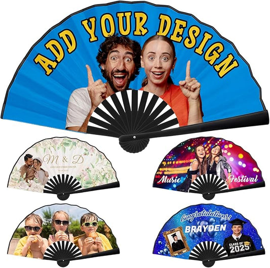 Custom Fans Personalized Fans for Line Dancing Folding Popping Fans for Wedding Dancing Concert Cosplay Party