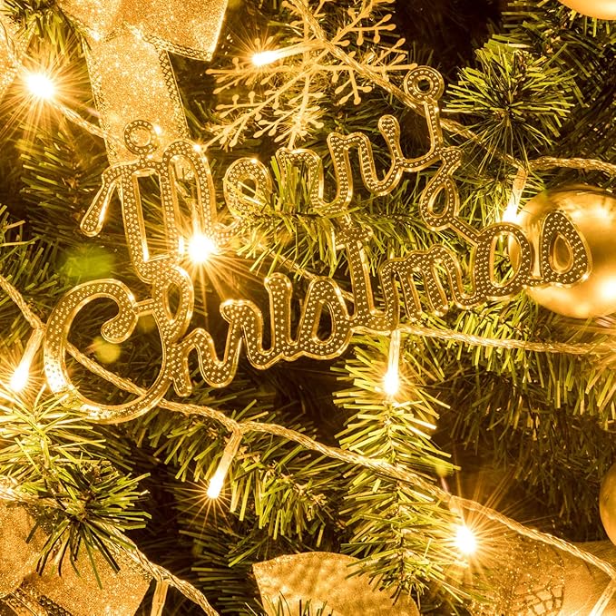 AWQ 66FT 200 LED Indoor String Light Christmas Fairy String Lights Plug in 8 Modes Extendable for Indoor Outdoor Wedding Birthday Christmas Tree Garden Decor (Warm White)