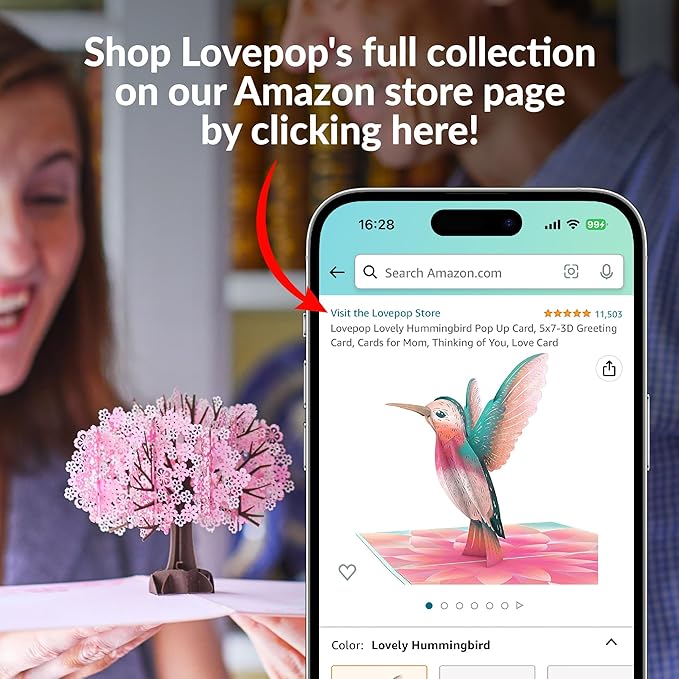Lovepop Everyday Pop-Up Card for Her and Him - 3D Greeting Cards for Boys, Girls, Men, Women - Summer Welcome - 5" x 7" Card - Blank Notecard & Envelope Included