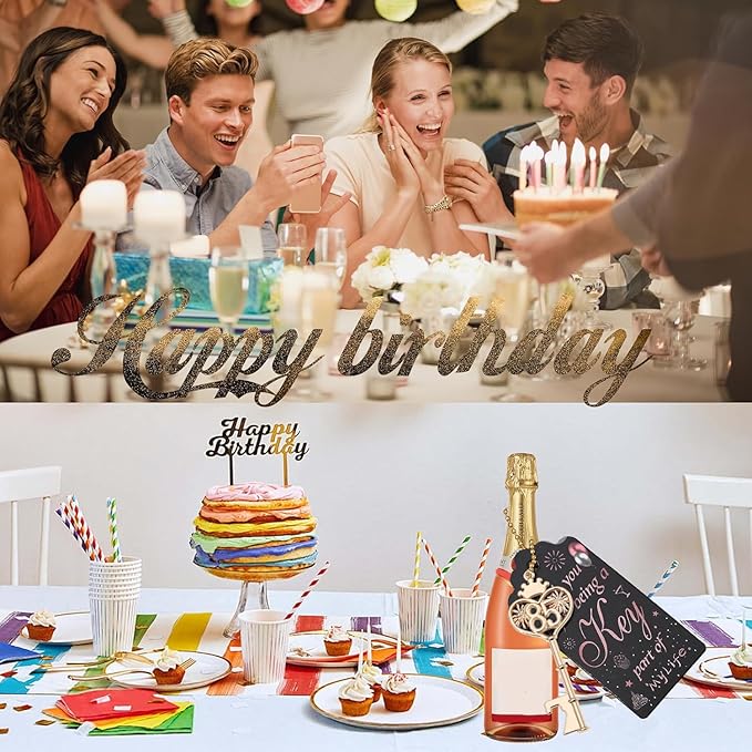 48PCS 85th Birthday Bottle Opener 85 Souvenir Party Supplies Key Opener 85th Baby Birthday Return Gifts Wedding 85th Anniversary Party Decor(48,85th key)