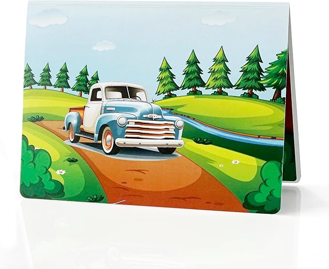 CUTPOPUP Birthday Card for Men, Fathers Day Card Pop Up, Birthday 3D Greeting Card, Father's Day Card for Dad, Father in Law, Grandpa, Husband, Men, Son (Classic Car)