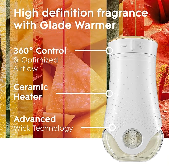 Glade PlugIns Refills Air Freshener, Scented and Essential Oils for Home and Bathroom, Hawaiian Breeze, 6.7 Fl Oz, 10 Count (Packaging May Vary)