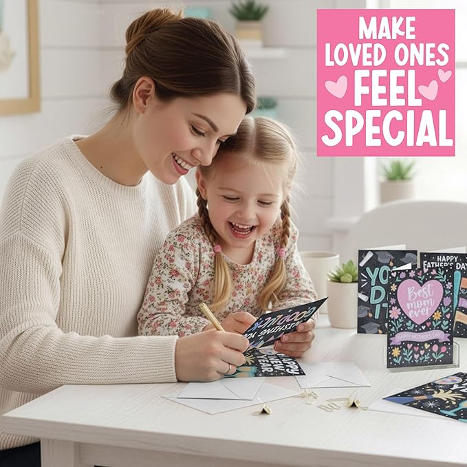 Hadley Designs Assorted Cards With Envelopes All Occasion - 54 Bulk Greeting Cards For All Occasions, Mixed Greeting Card Assortment, Birthday, Thank You, Congrats, Sympathy, Holiday Variety Card Pack