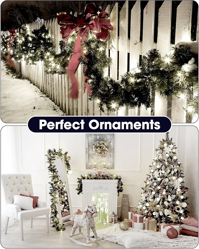 Riakrum 25 Pcs 10 ft 30 LEDs Fairy Lights Battery Operated Bulk, White Wedding Waterproof Tiny Small Twinkle LED String Lights for Jar Starry for DIY Birthday Party Favor for Vase Centerpieces