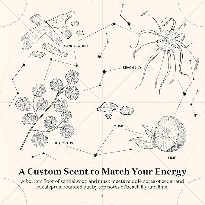 Birthdate Candles, May 17 - Taurus Zodiac Scented Candles Birthday Gift - Cedar, Sandalwood & Eucalyptus Scent - All-Natural Soy & Coconut Wax, 60-80 Hour Burn Time - Made in USA