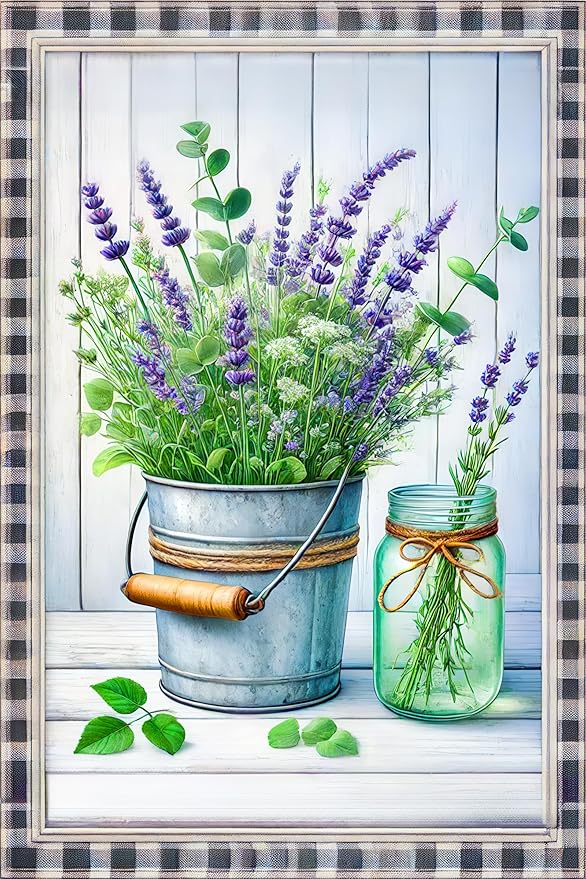 BlissYard Welcome Garden Flag Double Sided 12x18 Hello Spring Flower Design Yard Flag Seasonal Flower Yard Outdoor Flag Spring Summer Decorations Lawn Rustic Outdoor Decorative Flag